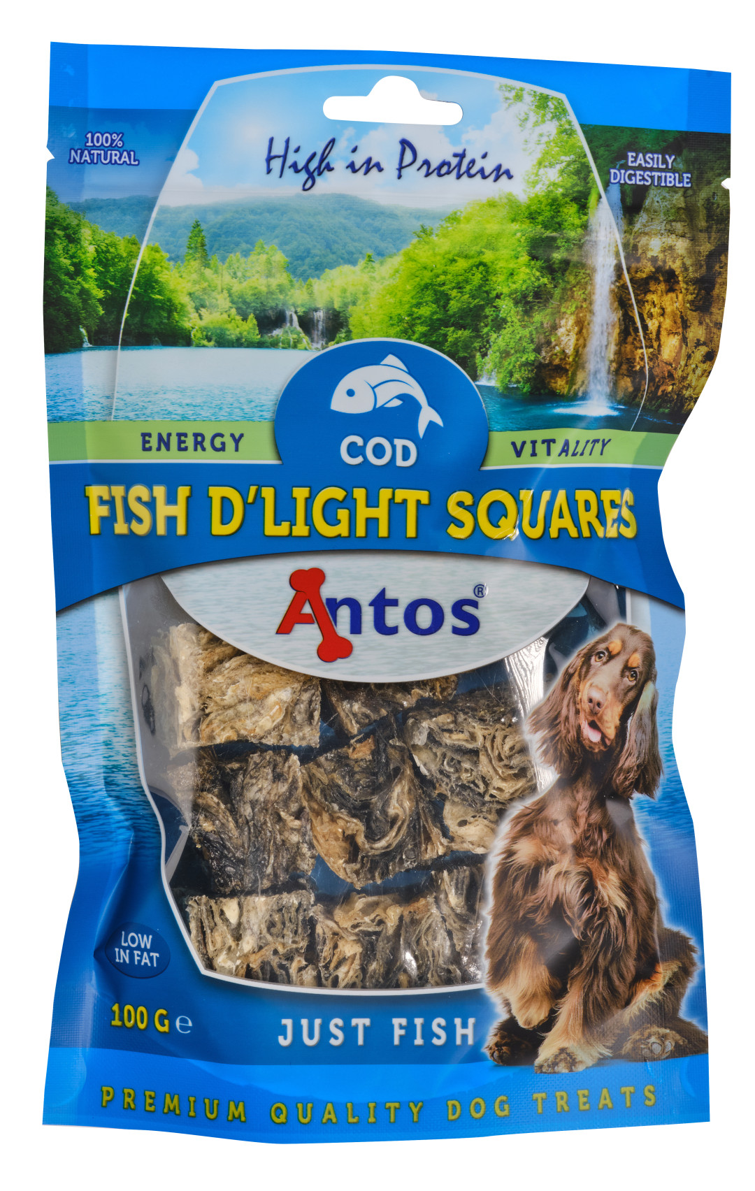 Antos Fish D'Light squares 100 gram